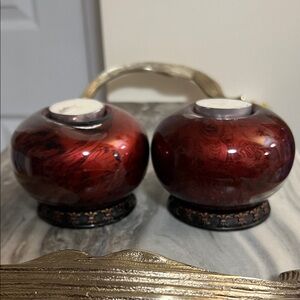 Elegant Red Decorative Vases